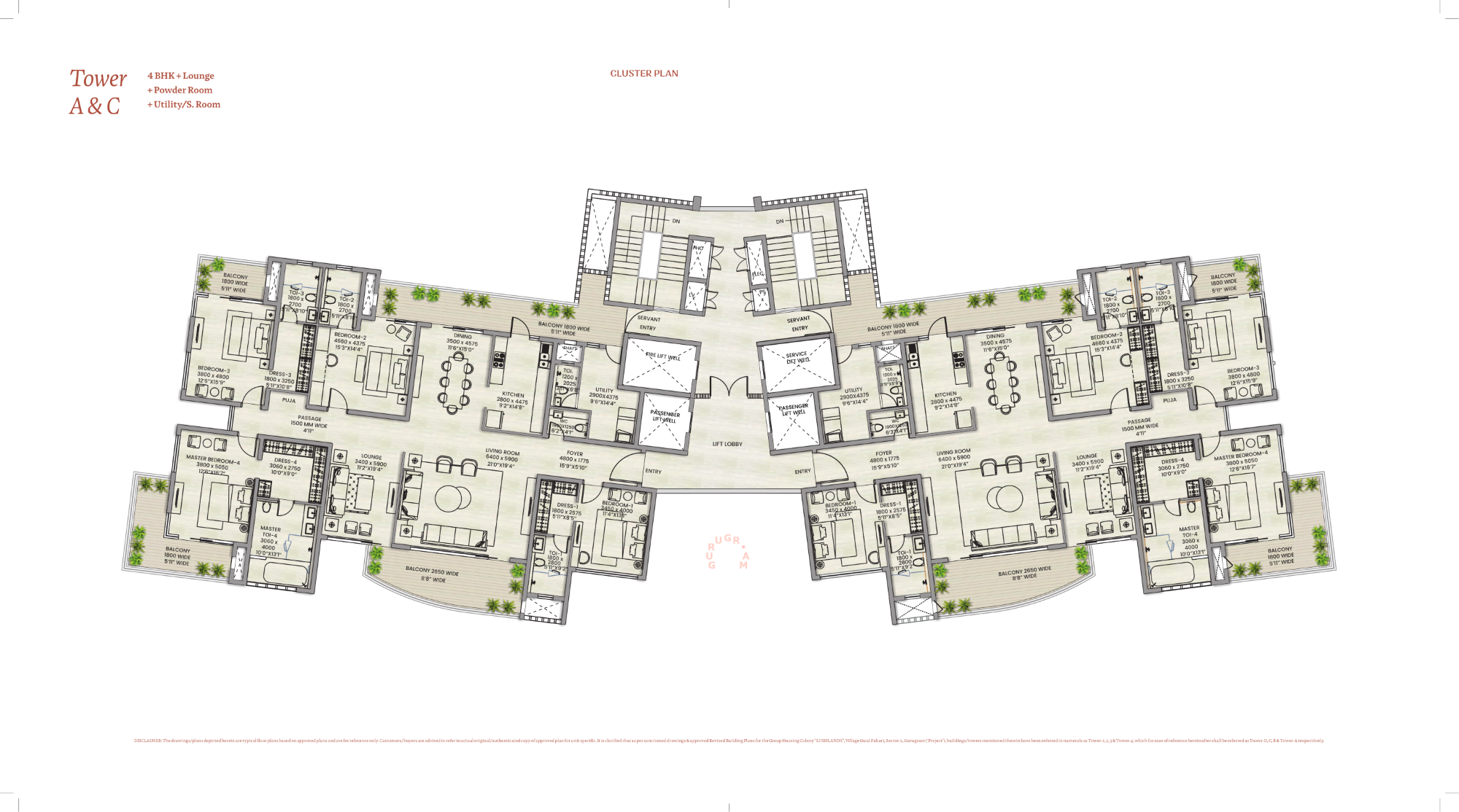 adani-lushlands-cluster-plan-a-c adani-lushlands