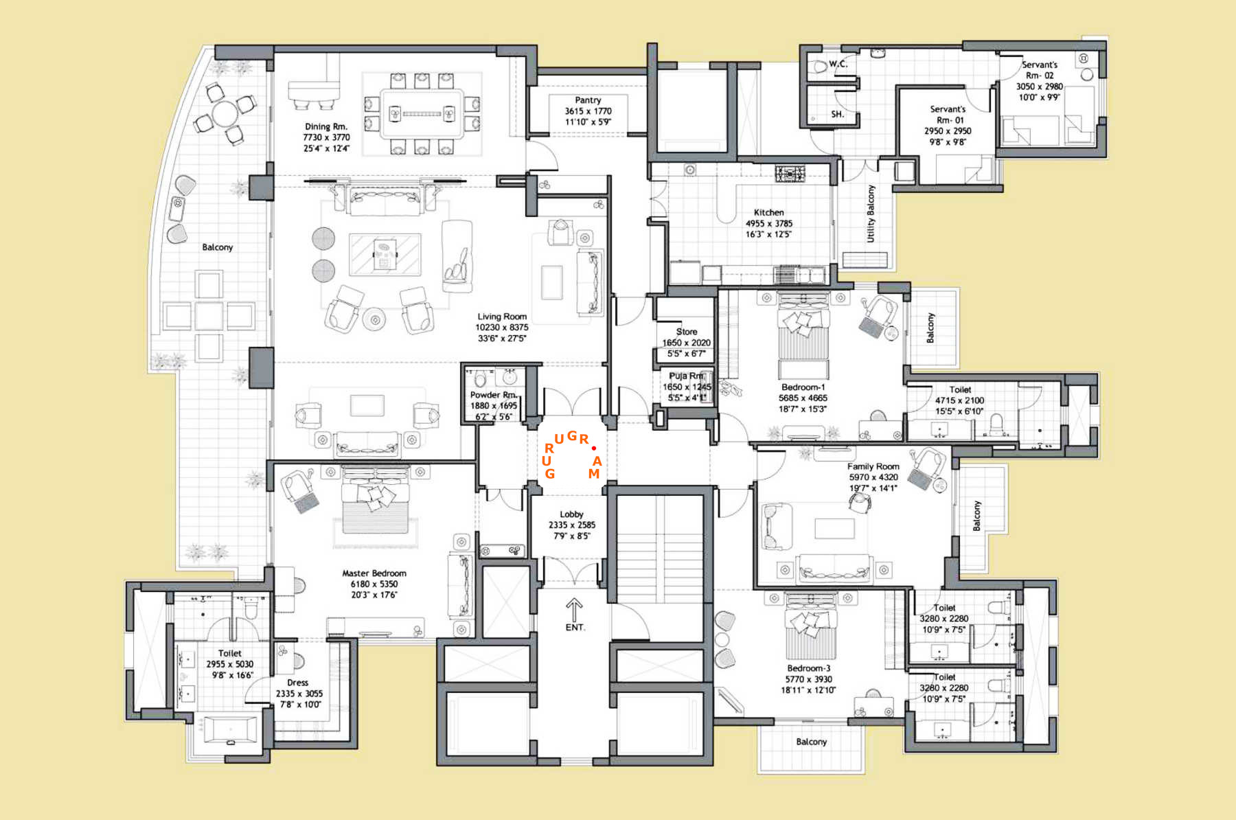 dlf-magnolias-apartment-layout-3bhk-plus-family dlf-magnolias