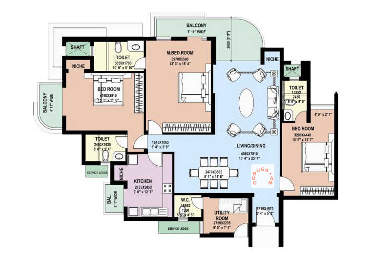 dlf-park-place-3bhk-apartment-layout-large dlf-park-place
