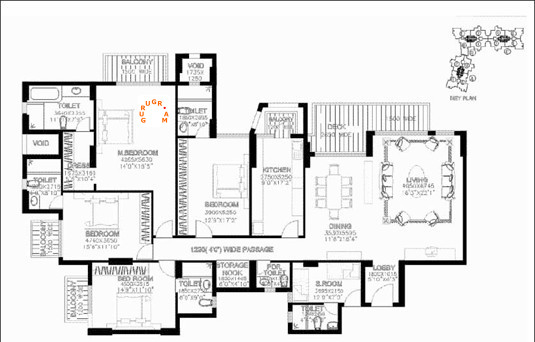 dlf-summit-apartment-layout-4bhk-02 dlf-summit
