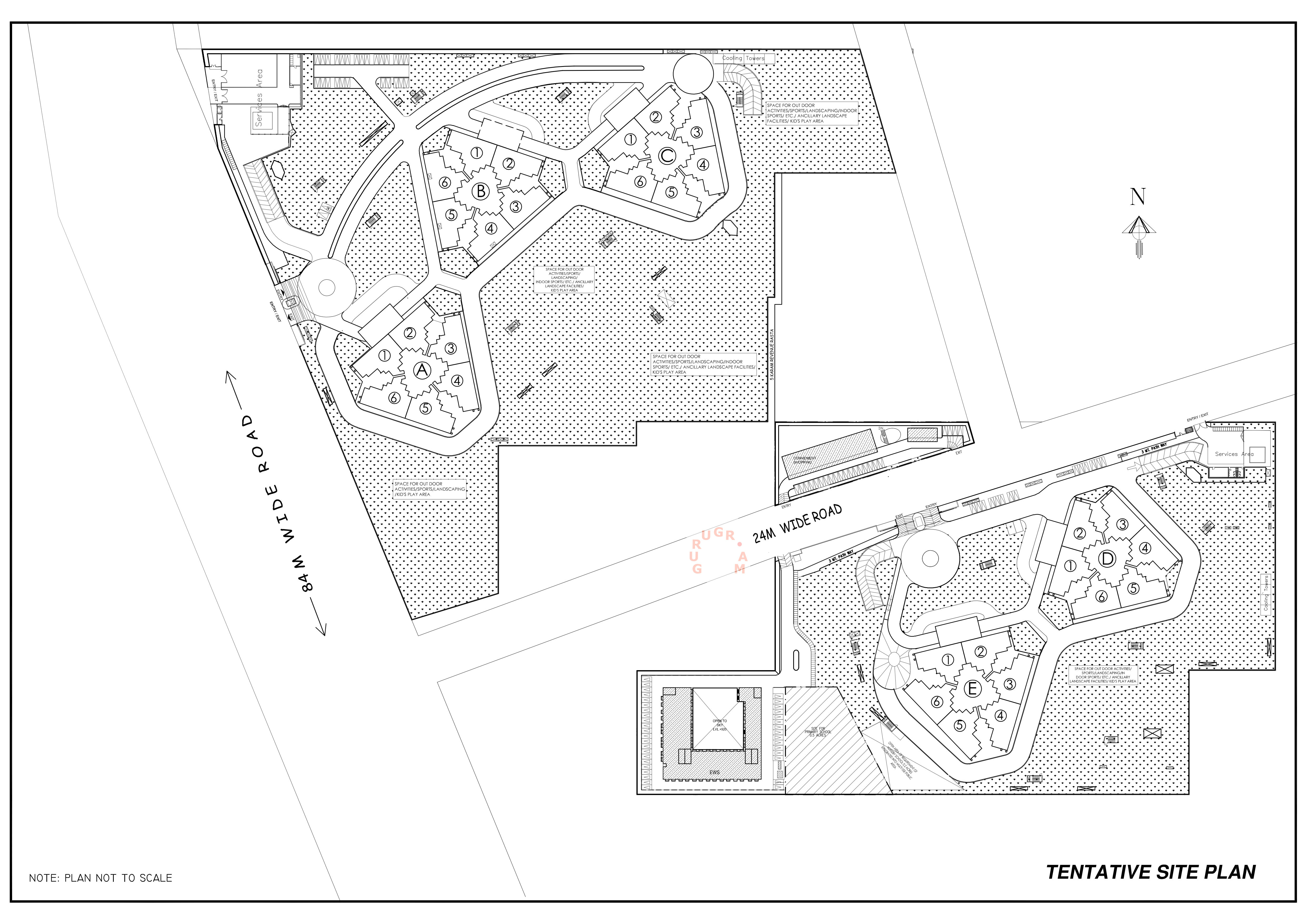 dlf-the-arbour-site-layout-plan dlf-the-arbour