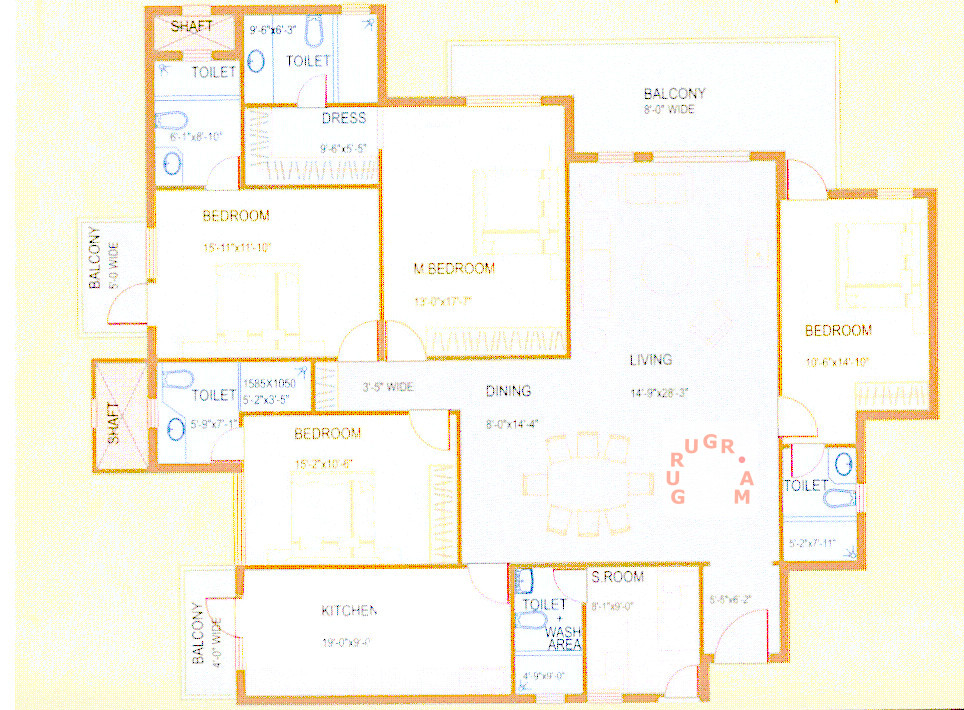 dlf-westend-heights-4bhk-apartment-layout-02 dlf-westend-heights