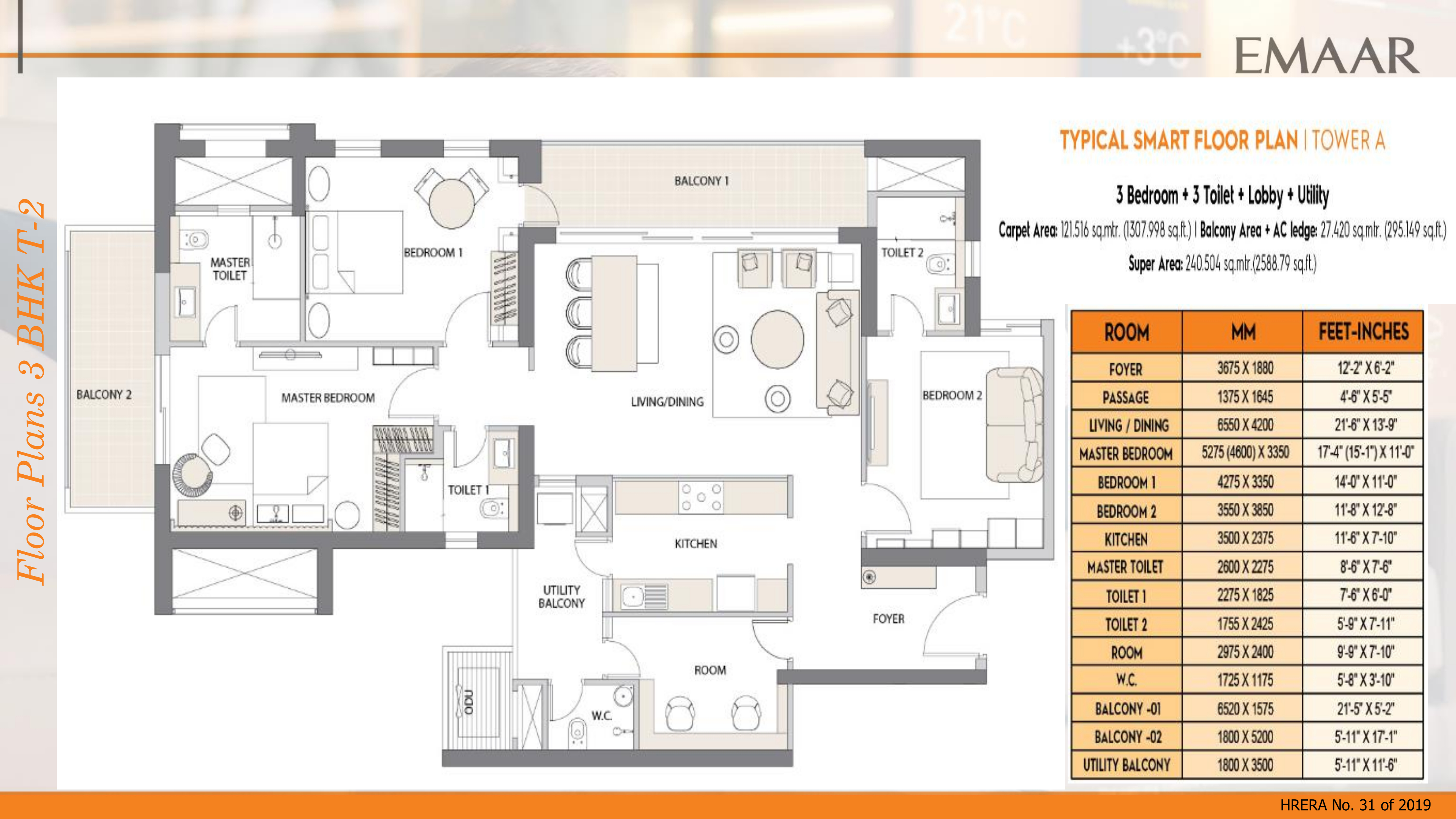 3bhk emaar-digihomes