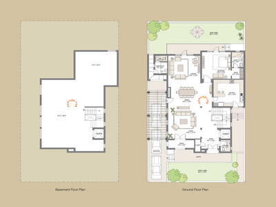 emaar-marbella-villa-belinda-basement-ground-floor-plan emaar-marbella