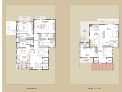 emaar-marbella-villa-belinda-first-second-floor-plan emaar-marbella