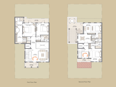 emaar-marbella-villa-monada-first-second-floor-plan emaar-marbella