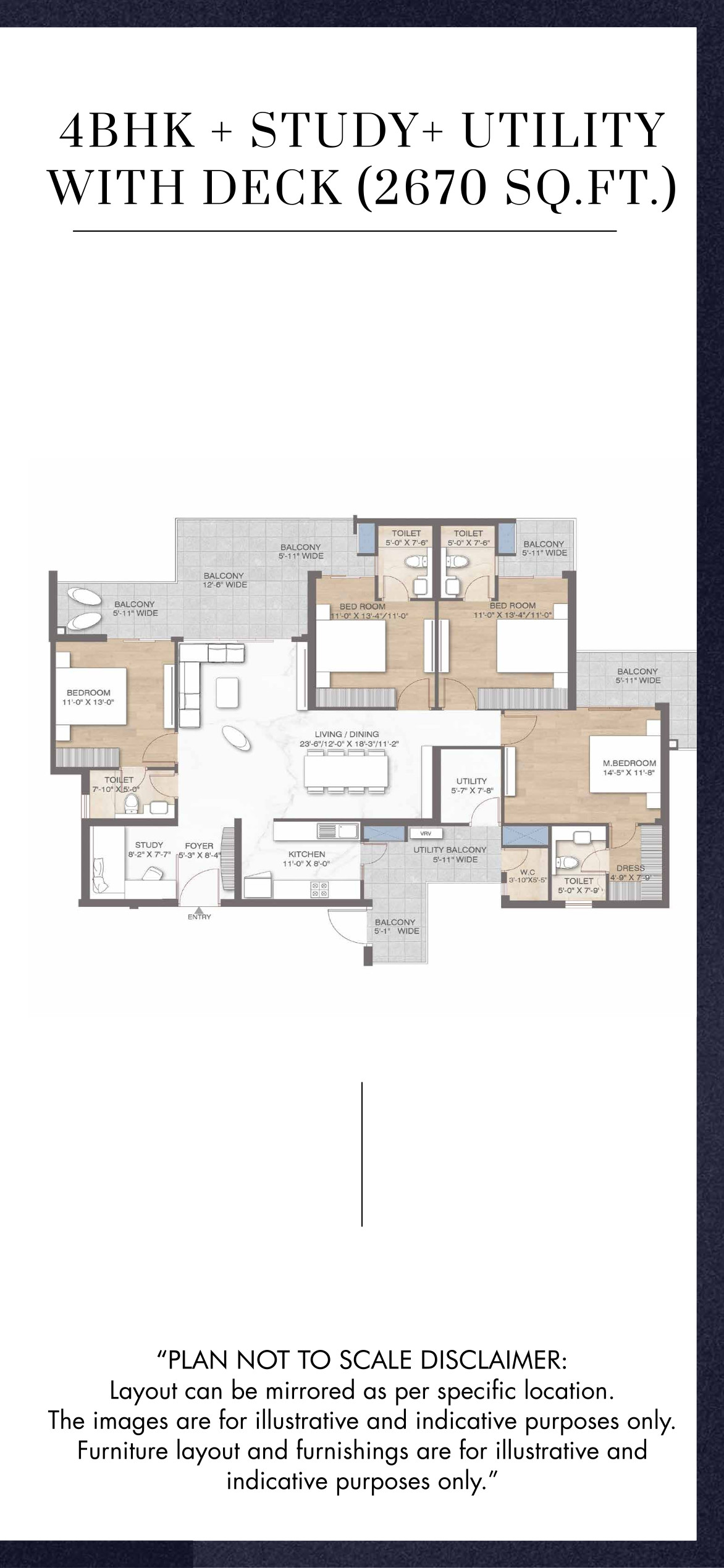 4bhk-study-utility-deck m3m-crown