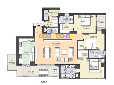 m3m-golf-estate-fairway-west-3bhk-apartment-layout-plan-03 m3m-golf-estate