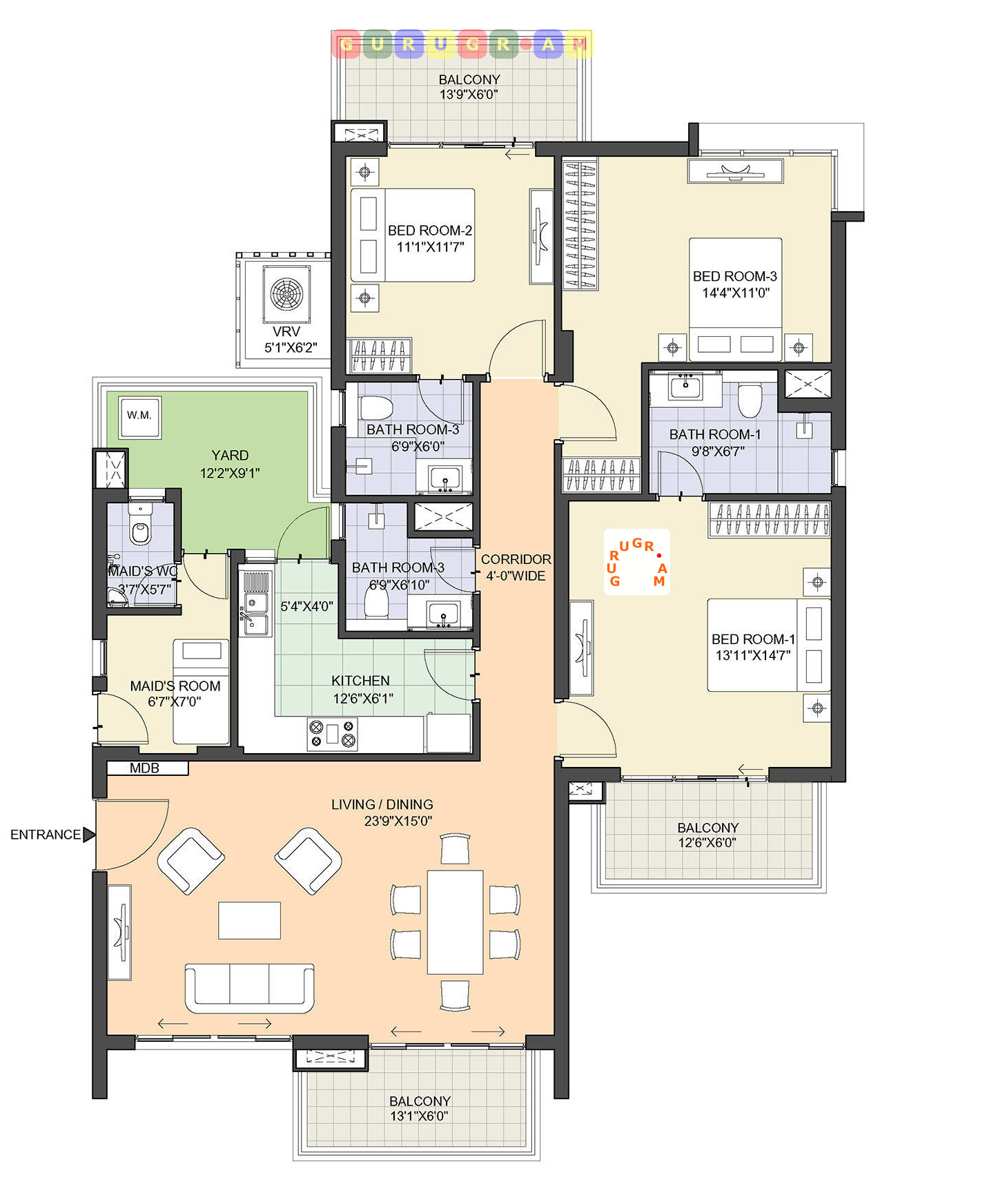 m3m-merlin-3bhk-apartment-layout-plan-01 m3m-merlin