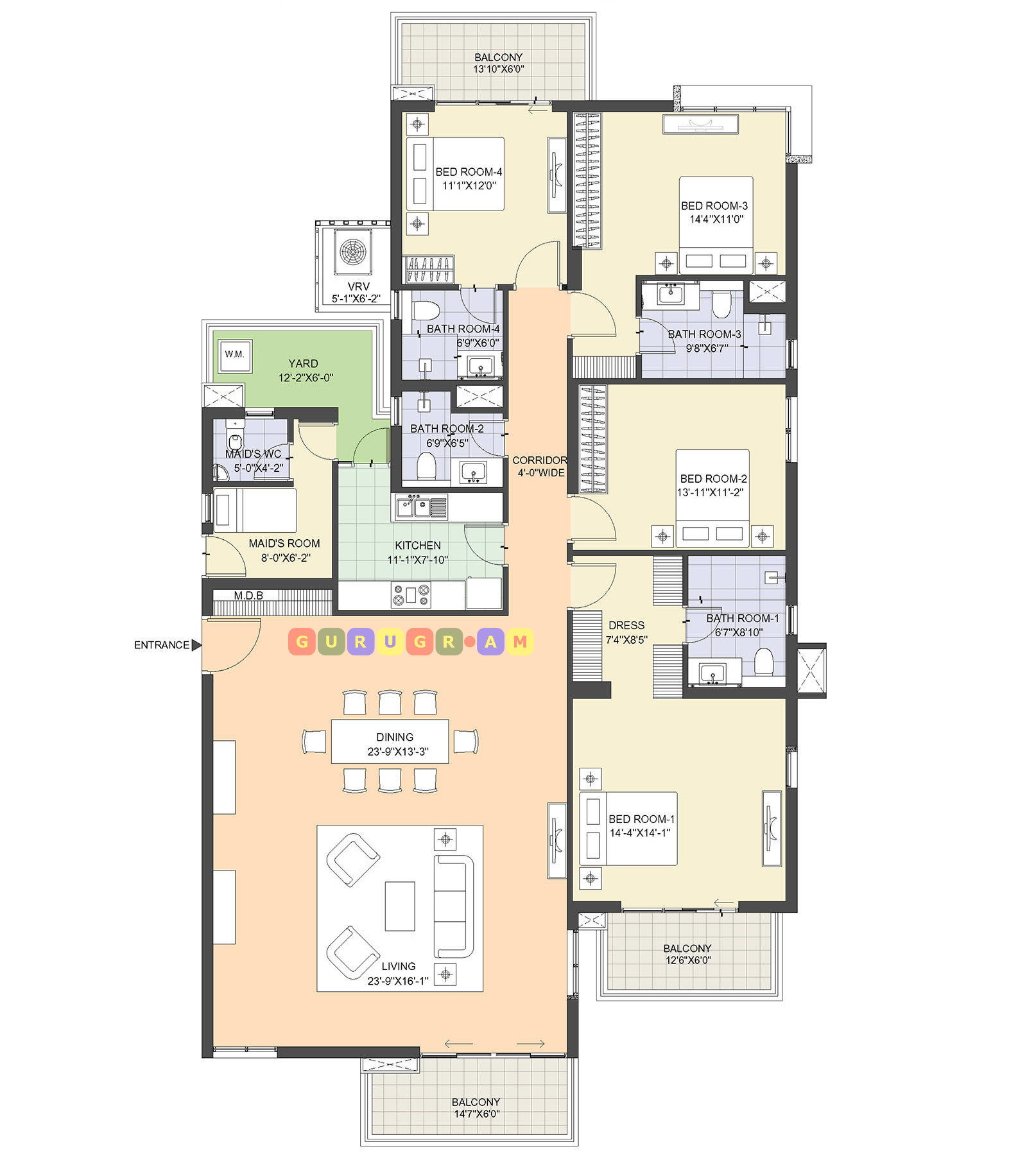 m3m-merlin-4bhk-apartment-layout-plan-02 m3m-merlin