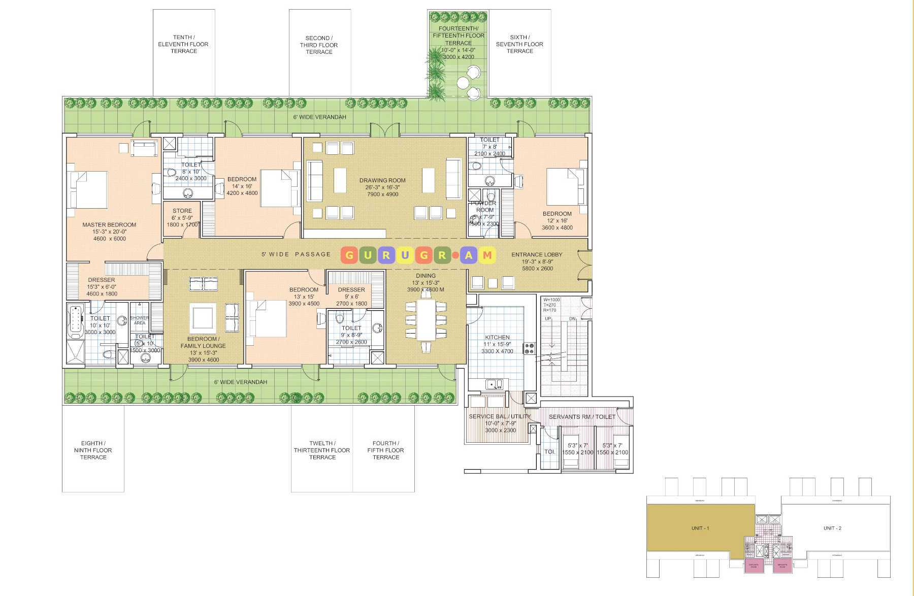 salcon-the-verandas-5bhk-apartment-layout-plan salcon-the-verandas