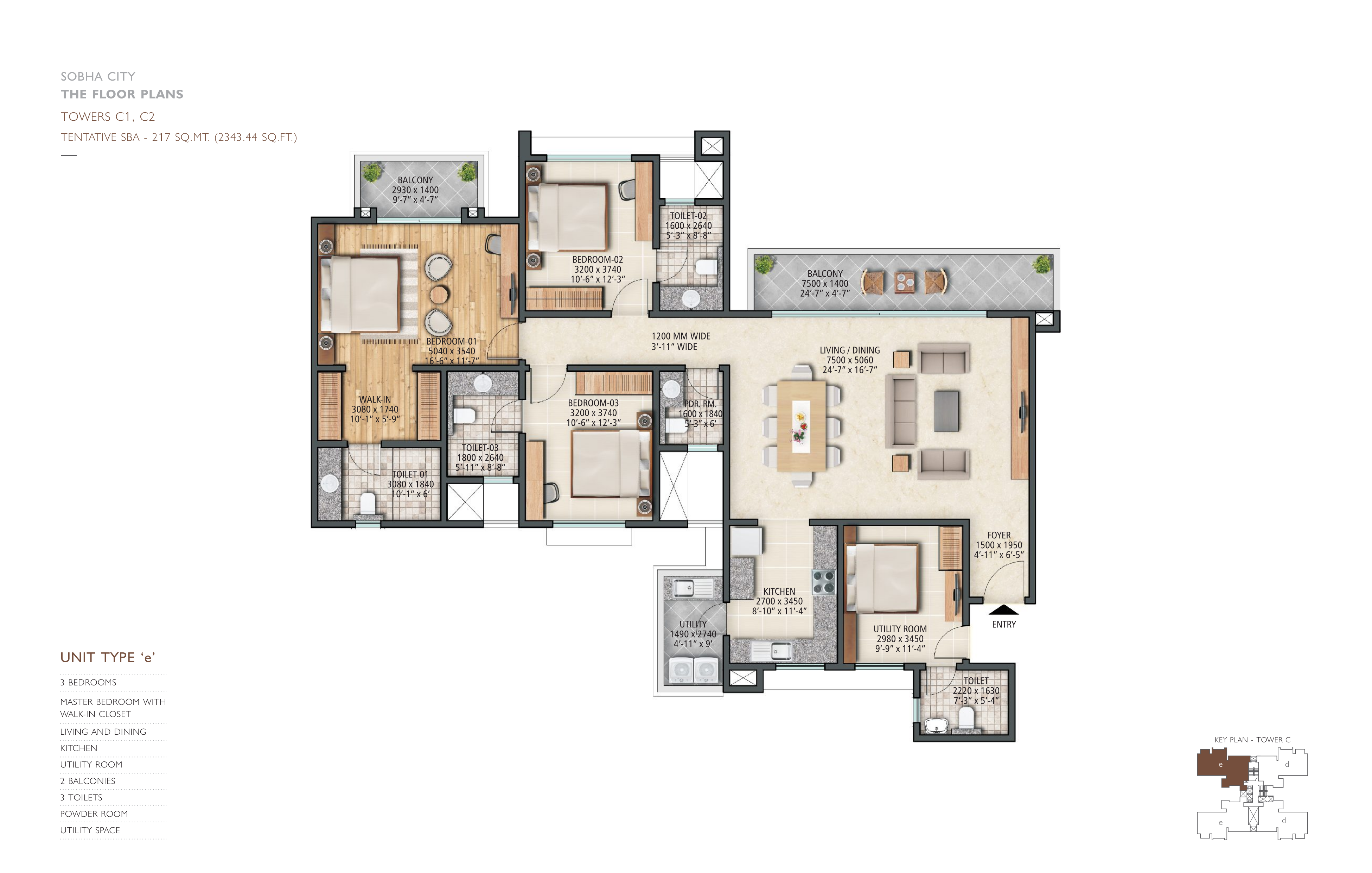 2343 sobha-city