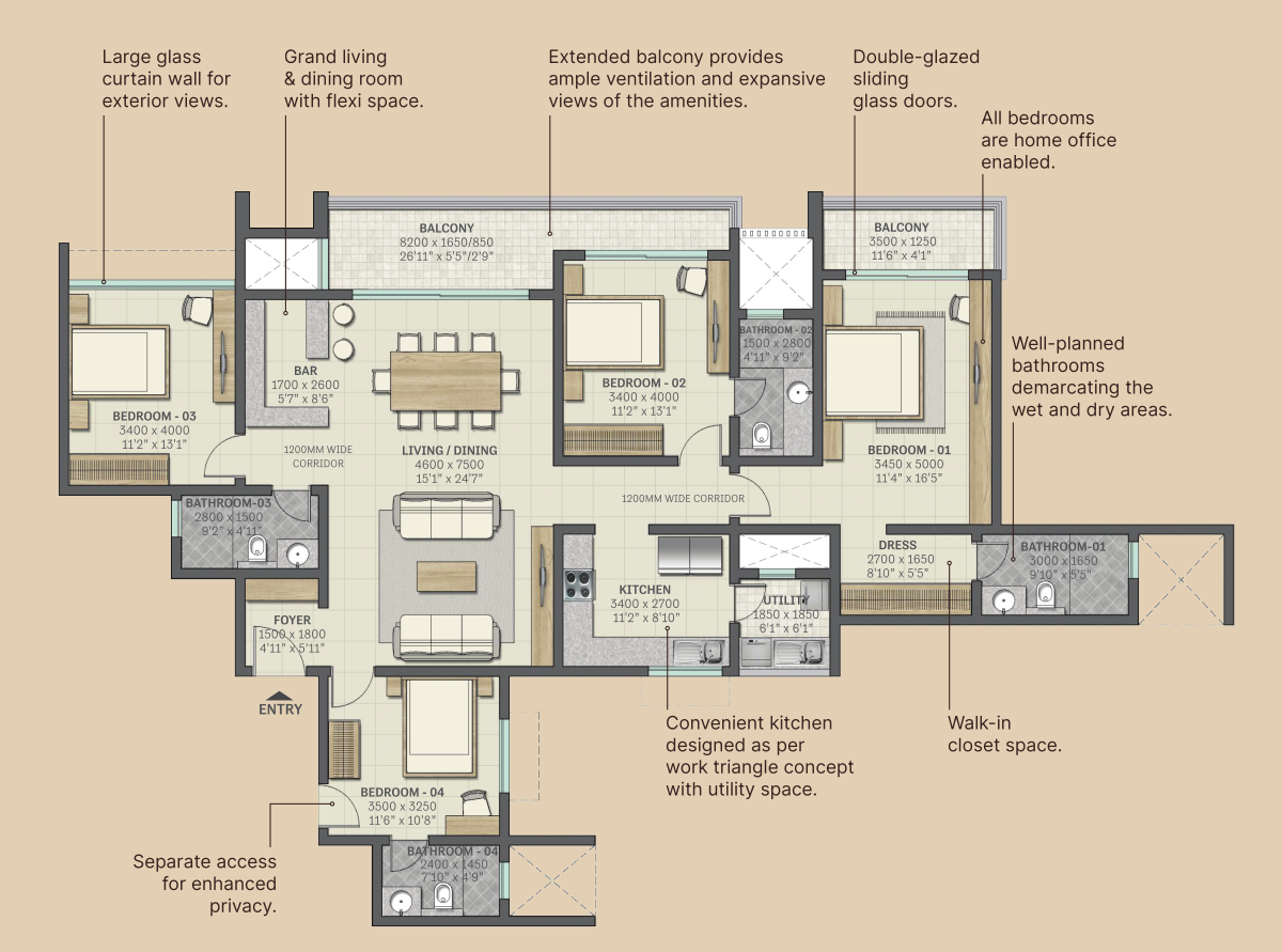 tower-d-2434 sobha-city