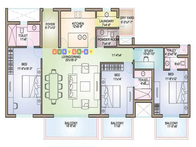 tata-raisina-residency-3bhk-apartment-layout-plan-01 tata-raisina-residency