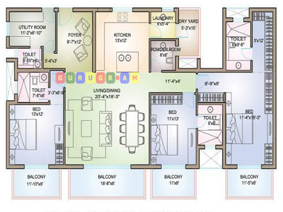 tata-raisina-residency-3bhk-apartment-layout-plan-02 tata-raisina-residency