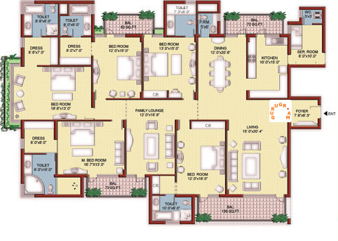 vipul-belmonte-5bhk-apartment-layout-plan vipul-belmonte